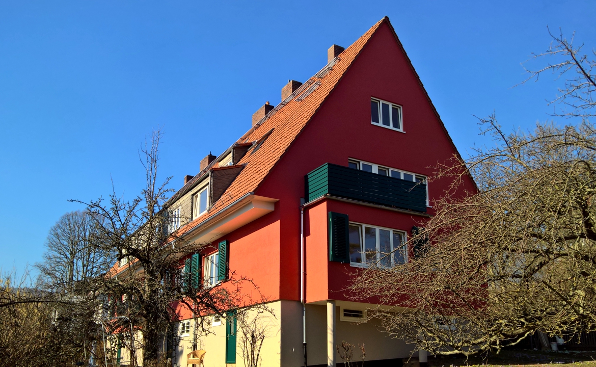 Wohnhaus für fünf Parteien in der Riedwiesensiedlung, Kassel